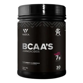 Bcaas Aminocidos I Yaoca I 420 g I 30 Servicios I 7 g Por Servicio I Sabor Sandia I Con Vitamina B6 - Producto Original de Alta Calidad, Entrega Rápid