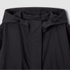 JAJU [JAJU] Women's Crinkly Hood Short Jumper_Black