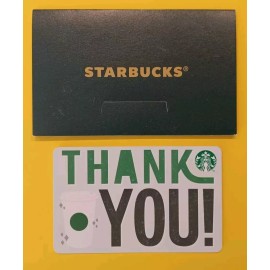 STARBUCKS  KOREA CARD 2020" THANK YOU " ENVELOPE INCLUDED ~ NEW~ GREAT PRICE