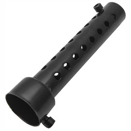 Unifizz Universal 2PCS 60mm*140mm Motorcycle Exhaust Muffler DB Killer Muffler Adjustable Black