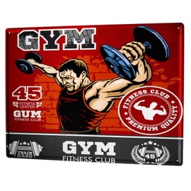 LEotiE SINCE 2004 Metal Sign Sport Gym Fitness Club