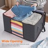 Lifewit 6 Pack Clothes Storage Bags, Foldable Storage Box Moving