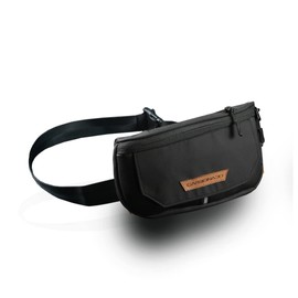 Carbonado Unisex-Adult Cache Waist Bag | Fanny Pack | Multi-Purpose Waist Bag For Travel Or Daily Commute, Travel Accessories (Midnight Black)