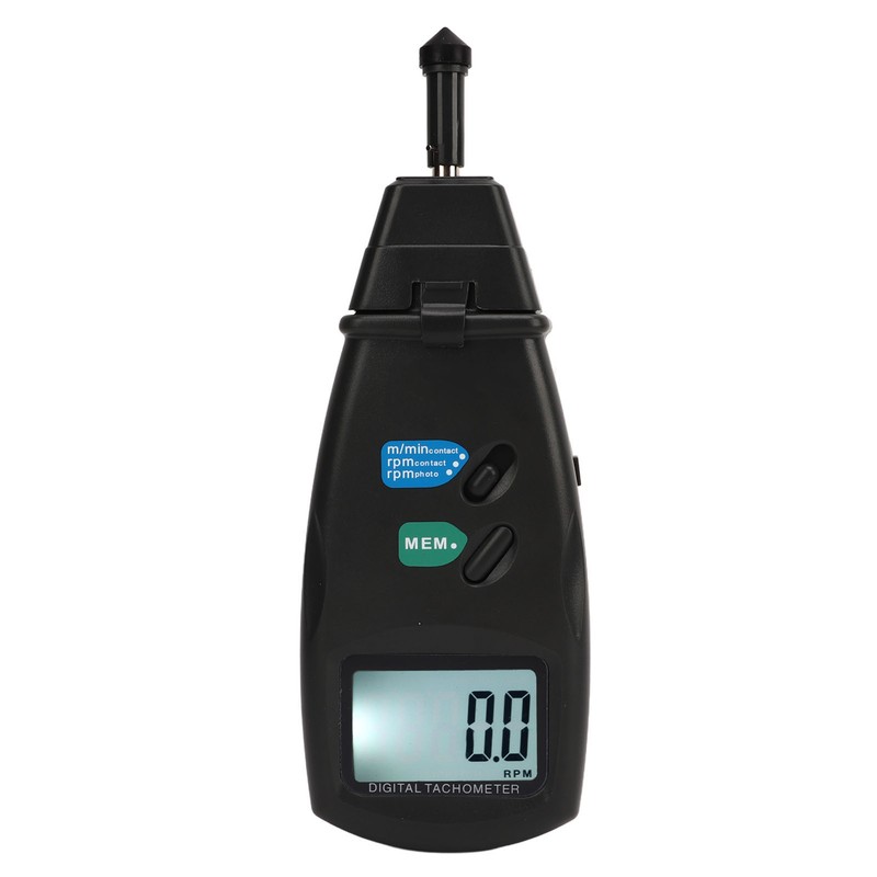 Tachometer LCD Digital Handheld Contact Non Contact 4 Test Mode