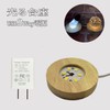 Glowing Wooden LED Pedestal, Square LED Stand, USB Type, Adapter,