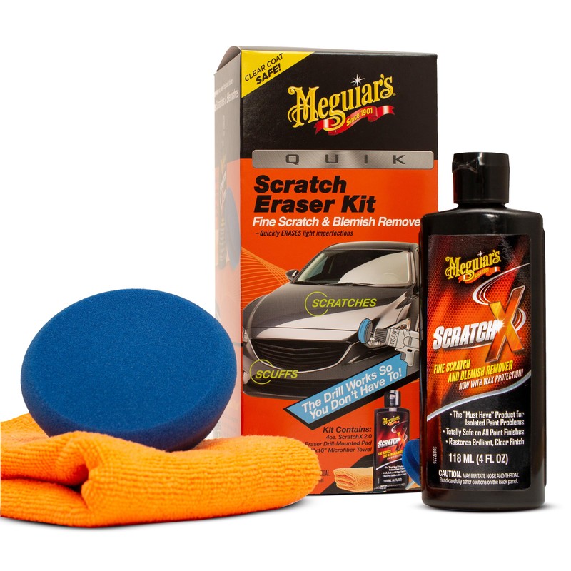 Meguiar's Kit para Remover Rayones Localizados, Negro, G190200