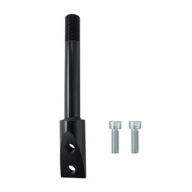 Short Throw Shifter Stick Aluminum Compatible With 1993-2002 Chevy Camaro Pontiac Firebird T56 6-Speed (Black)