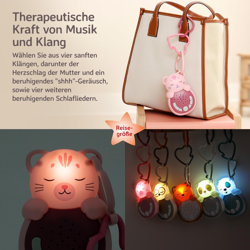 Cloud b Travel Comforting Sound Machine w/Calming Light | 4