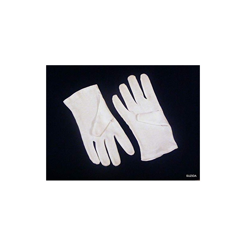 Women's Soft 100% Cotton Gloves (Ideal for Moisturising) Size 8&nbsp;-&nbsp;8.5&nbsp;x