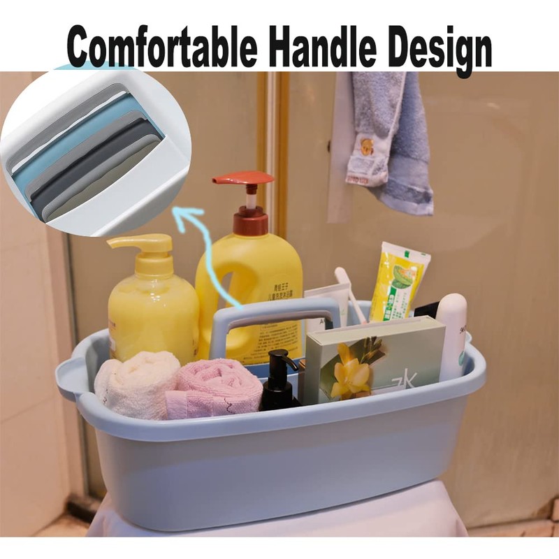 ANNIYA Cleaning Supplies Organizer, Large Cleaning Supply Caddy with Handle,