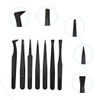 7pcs Precision Anti-static Tweezers, Marrywindix Plastic Tweezers for Electronics Jewelry-making