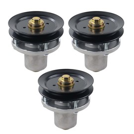 GELASKA 3 Pack 607418 Spindle Assembly with 604665 Pulley Replaces 601804 for Hustler Raptor Flip-Up 48", Hustler Raptor SD 48", Hustler 48" Raptor XD, Hustler 933614, 938464, 935825, 937789 Mowers