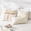 GriNeed Throw Pillow Covers Set of 2 18x18 Inch Boho