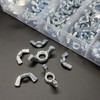 175 PCS Wing Nuts Fasteners Butterfly Wing Nuts SAE Steel