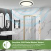 LEZOE 24W Motion Sensor LED Ceiling Light dimmable, 12Inch 2400lm