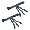 Adjustable Shirt Stays for Men – Elastic Shirt Holders with
