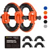 AUTORICH Safety Chain Connector Link, 1/2IN Tow Hitch Hammerlock Coupling