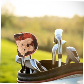 BESPORTBLE Protective Golf Cover Thickened Material Easy to Use Golfing Accessory for Drivers and Woods Stylish Design Cute Bear for Golf Enthusiasts