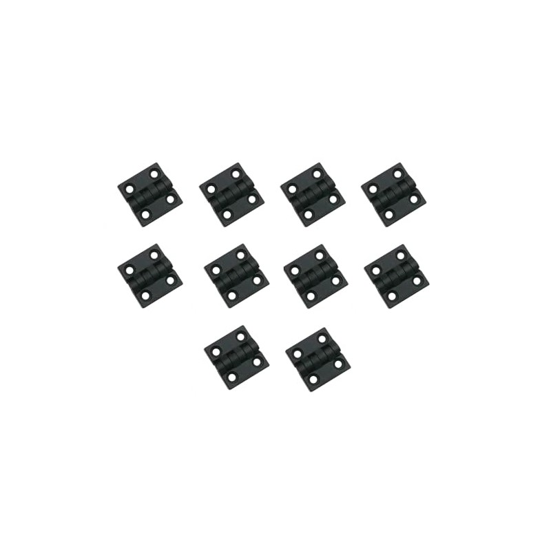 Plastic Hinge 50 x 50 mm Folding Hinge Screw-On Hinge