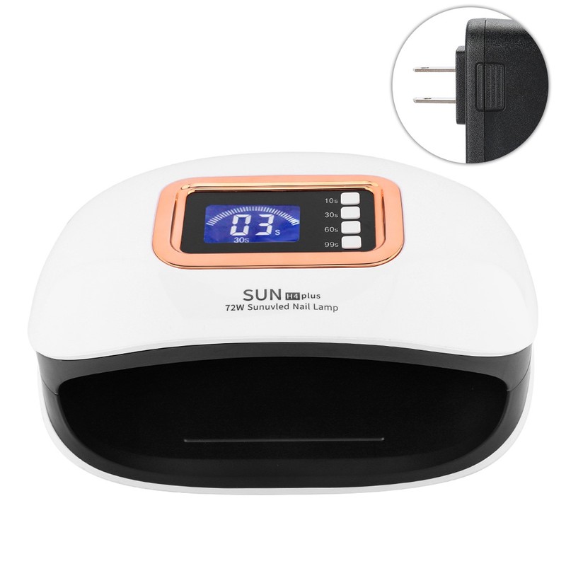 72W Powerful UV LED Nail Lamp for Curing Nail Gels