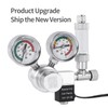 Aquarium CO2 Regulator CO2 Cylinder Pressure Reducing Regulator with Solenoid