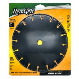 Disston E0206236 7-Inch RemGrit Carbide Grit Circular Saw Blades, Coarse Grit, 178mm