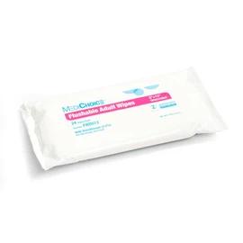 MediChoice Flushable Wipe, Unscented, 8 In. x 12 In.,1314FWD513 (Case of 576)
