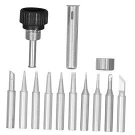 BUGUUYO Soldering Iron Tip Set Includes Replacement Tips Soldering Bits Welding Equipment Accessories