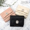 Reborn Company Trifold Wallet Compact Mini Wallet, Women's, Ribbon, Box