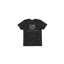 John Deere Toddler Boys Black Camo Tee (US, Age, 2 Years, Black Camo)