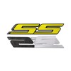 3pcs SS Emblems Car Sticker Universal Fit for All Car
