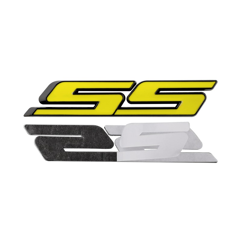 3pcs SS Emblems Car Sticker Universal Fit for All Car