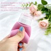4 Pcs Botellas de Viaje de Silicona, Accesorio Portátil de