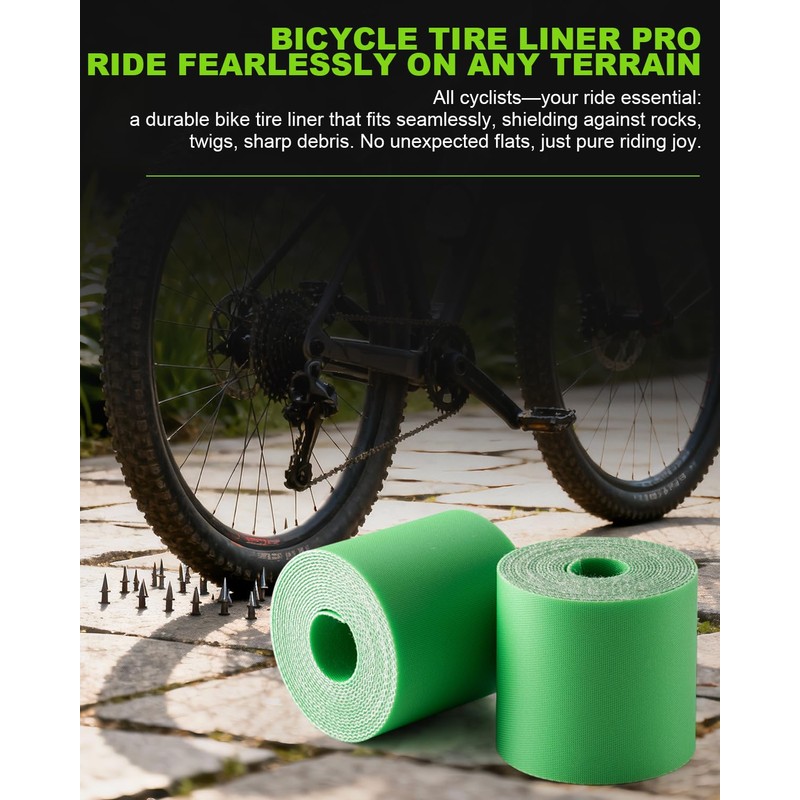 Julai Bike Tyre Liners Pro, Bicycle Inner Tube Protector, Fits