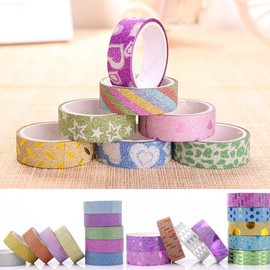 DIY Crafts Washi Tape Set of 50 Rolls Multi-Purpose Masking Tape (Pack Of 50 Pcs, Design No # 2)