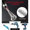 Katerk Upgraded 3pc Fast Wire Twister Tool for Drill, Electrical