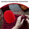 SEWACC Red Yarn for Hand Knitting and Crocheting Clothes Scarves