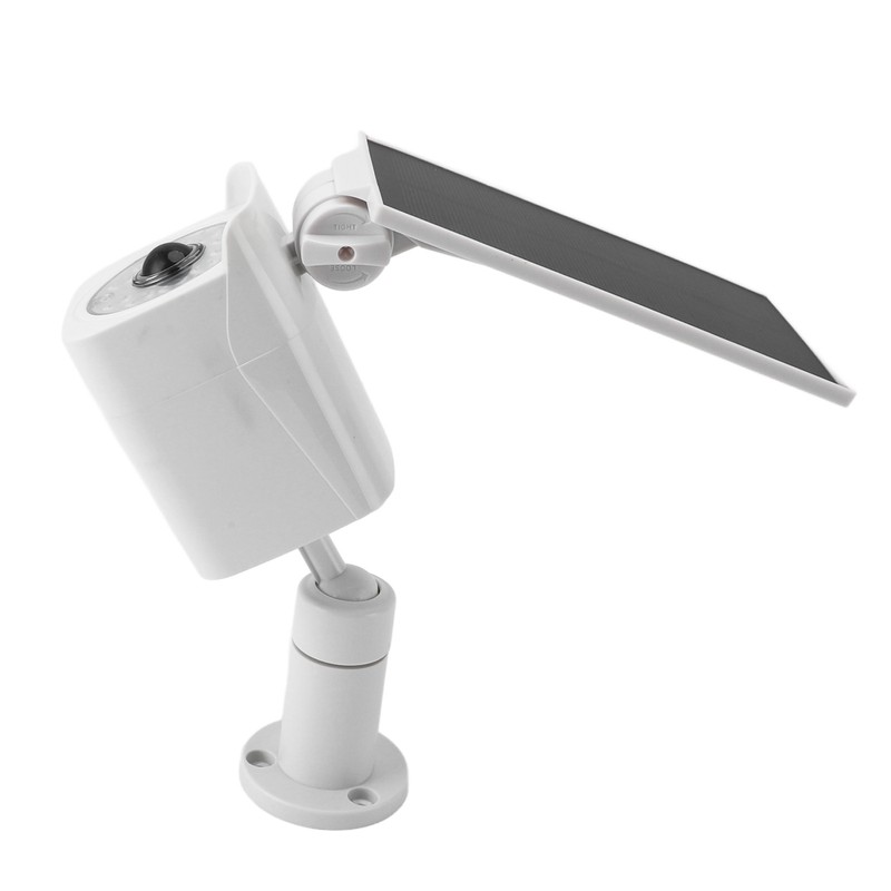 Solar Powered Fake Security Camera with Light IP65 Waterproof Simulated