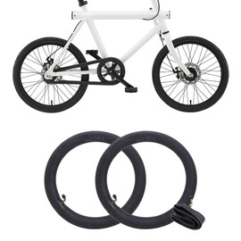 Lwuey Bike Inner Tube, 2PCS Bicycle Tubes with American Valve Replacement Butyl Rubber Anti Puncture Lasting Inflation Tire Levers Compatible Electric Mountain Folding Road Gravel Cruiser(14 * 2.125)