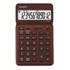 Sharp EL-VN82-TX Calculator, 50th Anniversary Model, Nice Size Model, Brown