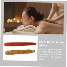 FOMIYES 2sets Massage Equipment Wooden Foot Massager Stick for Body Neck Shoulder Back Natural Material Enhance Circulation 2pcs*2