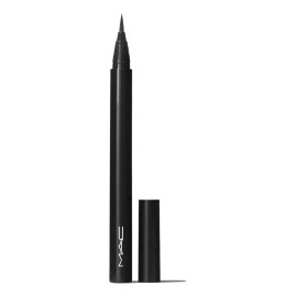 Delineador De Ojos Maquillaje Mac Brushstroke 24-hour Liner Color Brushblack