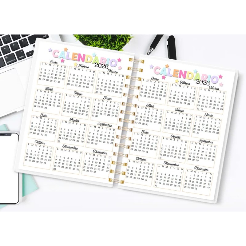 Agenda Directiva Cute 26/27 (medio Oficio)