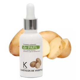 Sérum Vitamínico Aclarante de Papa, Blanqueador Natural con Vitaminas B3, B5, B8, C y E, 30ml