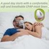 4 Pack Soft CPAP Mask Liners, One Size, Full Face