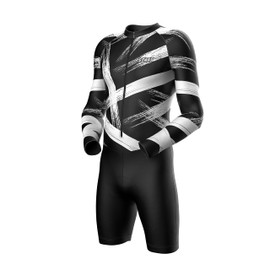 Sparx Long Sleeve Winter Cycling Thermal Skinsuit Pro Team Bicycle Suit Bike Racing Suit Cycle Kit 3D Pad, Brushes, X-Large