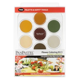 PanPastel Susan's Garden - Flower Coloring Kit No. 3, 10 Color, Includes Sofft Tools & Palette