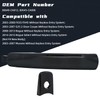 PLDDE Black Exterior Door Handle Front Driver Left Side Compatible