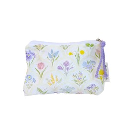 MOGU Mini Pouch, Makeup Pouch, Small Size, Sanitary Pouch, Storage Pouch, Travel Pouch, Small Items, Gadget Pouch, Cute, Women's, Cosmetic Bag, Pouch, Napkins, Cosmetic Pouch, Portable, flower