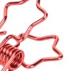 100 Pcs Binder Clips Hollow Cute Star Shape Sturdy Metal